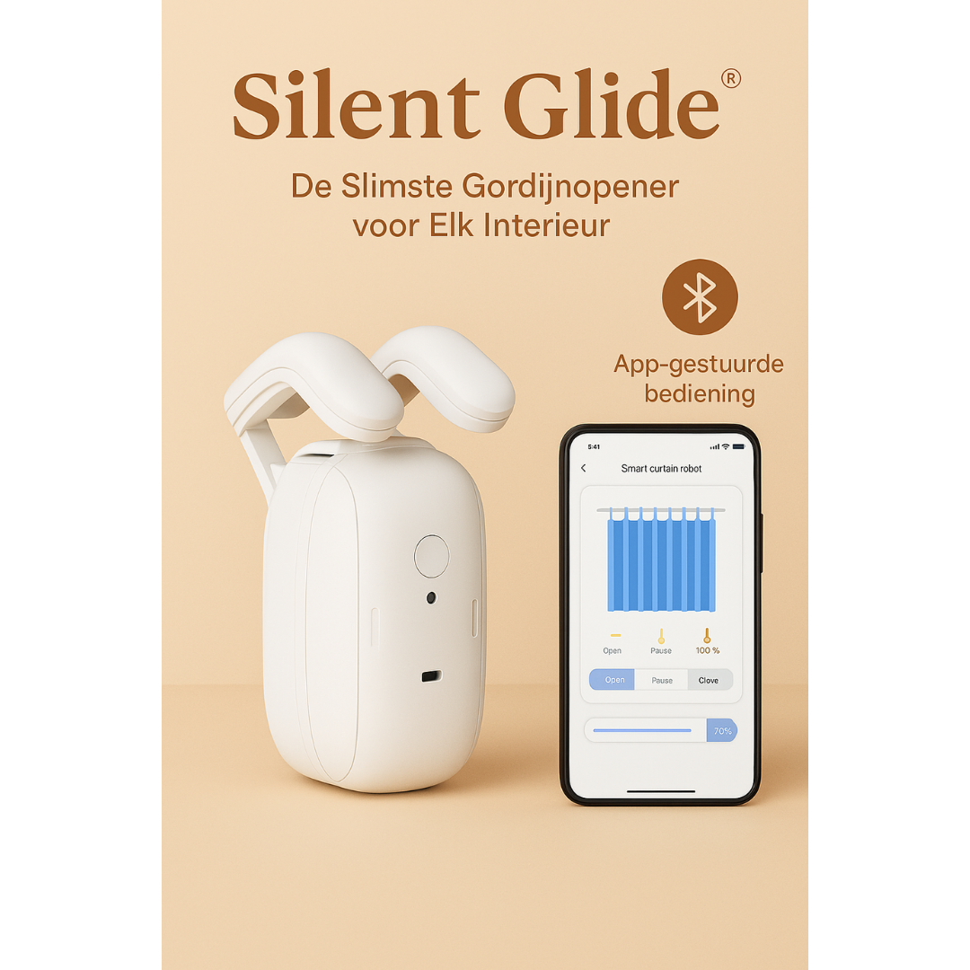 Silent Glide® – De Slimste Gordijnopener voor Elk Interieur | Trends4Interior (set van 2)