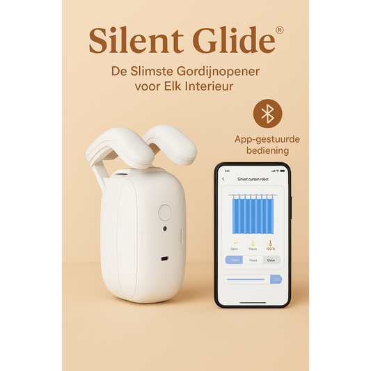 Silent Glide® – De Slimste Gordijnopener voor Elk Interieur | Trends4Interior (set van 2)
