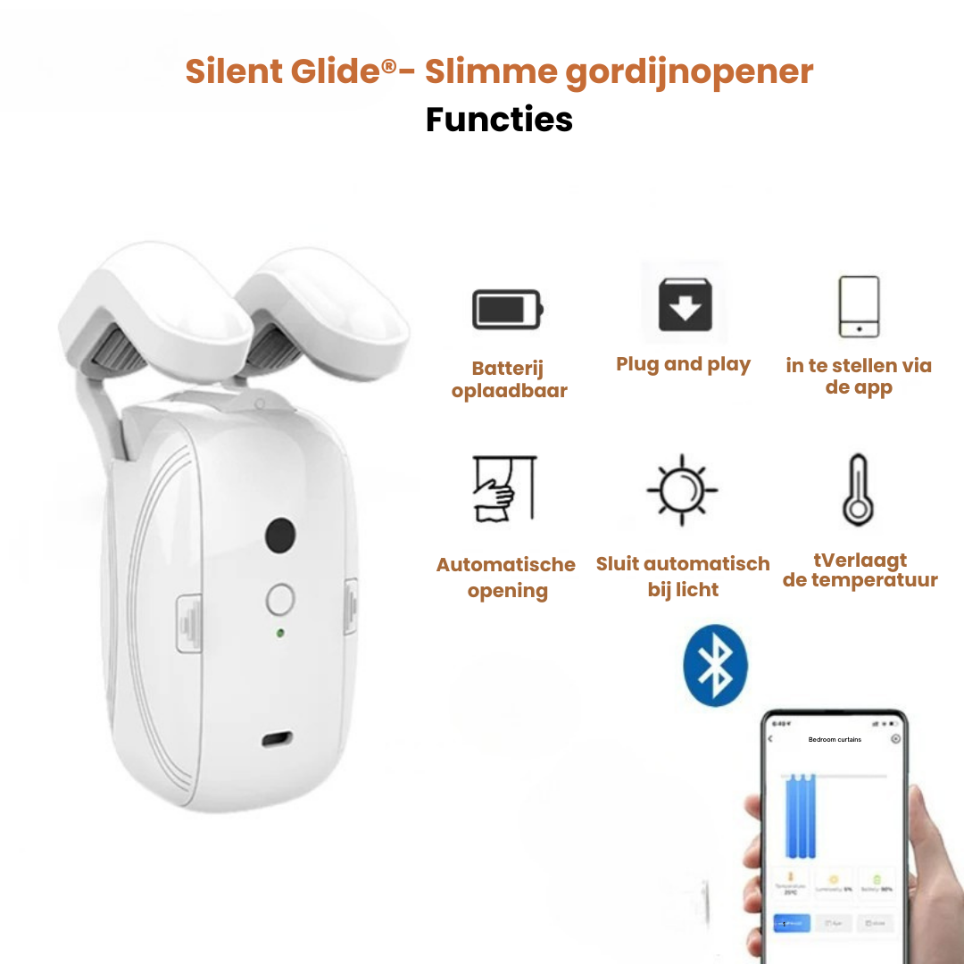 Silent Glide® – De Slimste Gordijnopener voor Elk Interieur | Trends4Interior (set van 2)