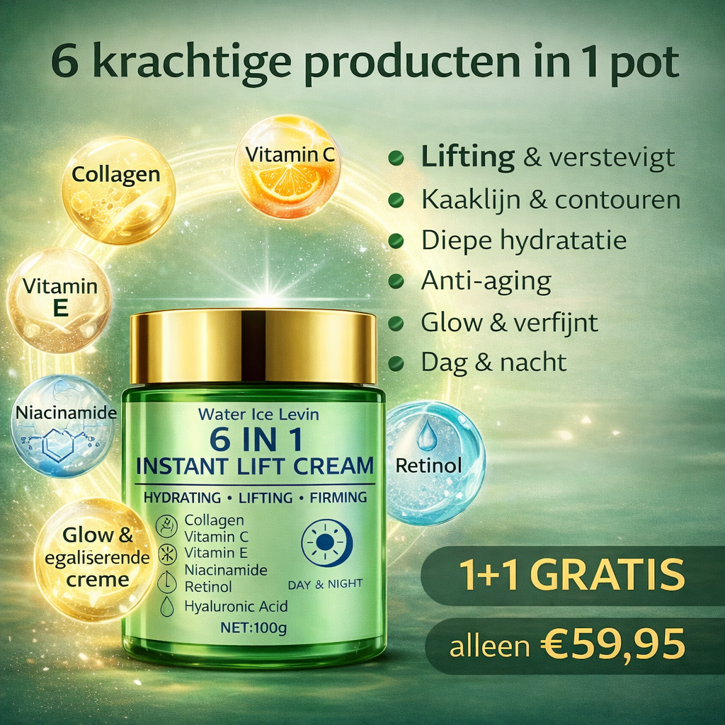 De 6 in 1 crème die huid zichtbaar strakker maakt - ZONDER dure behandelingen