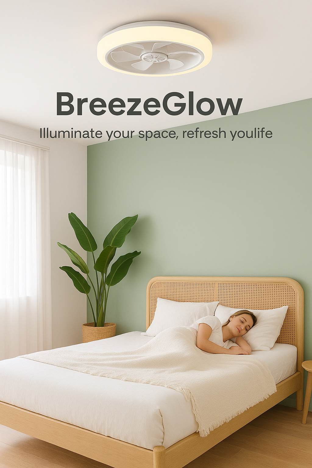 BreezeGlow -   Verlicht je ruimte, verfris je leven