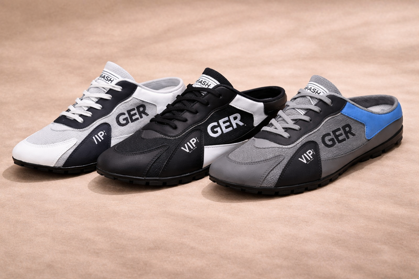 Trendy Slip-On Sneakers voor Heren  -Stijlvol gemak - ademend comfort- direct instappen en weg