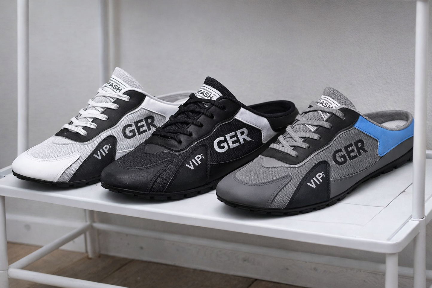 Trendy Slip-On Sneakers voor Heren  -Stijlvol gemak - ademend comfort- direct instappen en weg