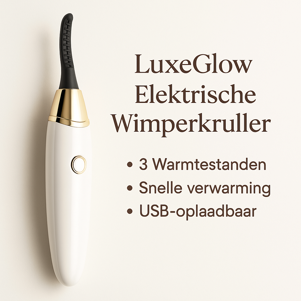 LuxeGlow - De Amoora Elektrische Wimperkruller die iedereen wil voor prachtig krullende wimpers