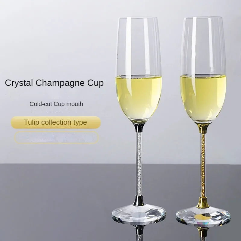 Amoora Grandeur Éclaire – Limited Edition Champagneglazen met UNIEKE steel (Set van 2) € 149,95