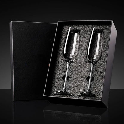 Amoora Grandeur Éclaire – Limited Edition Champagneglazen met UNIEKE steel (Set van 2) € 149,95