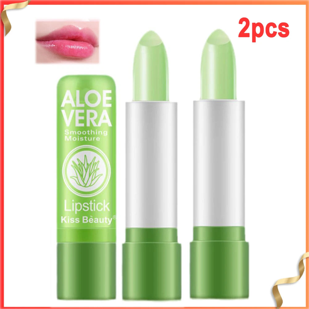 Amoora Magic Aloë Vera lippenbalsem  - Natuurlijke lippenbalsem met kleurveranderend effect  TIJDELIJK  1+1 GRATIS