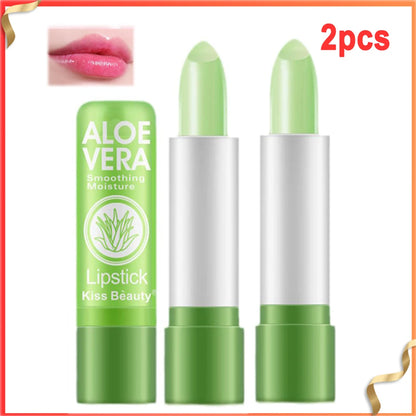 Amoora Magic Aloë Vera lippenbalsem  - Natuurlijke lippenbalsem met kleurveranderend effect  TIJDELIJK  1+1 GRATIS