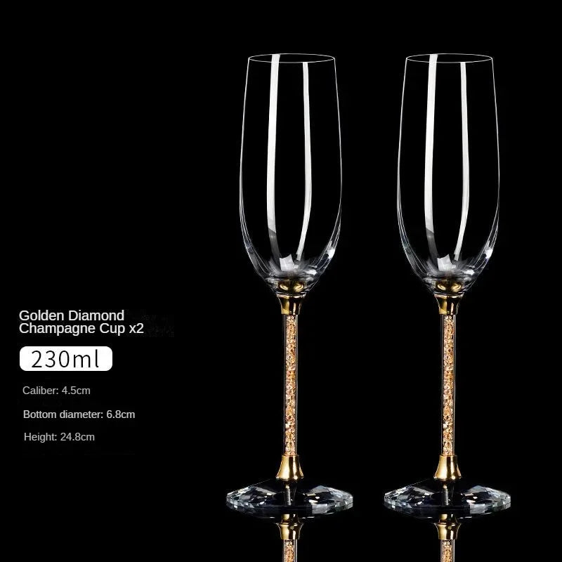 Amoora Grandeur Éclaire – Limited Edition Champagneglazen met UNIEKE steel (Set van 2) € 149,95