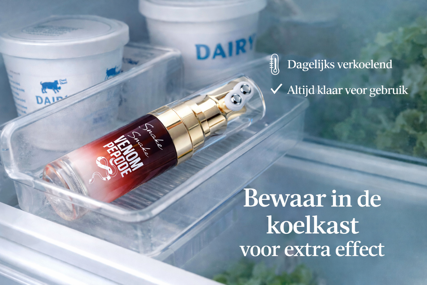 Amoora SnakeLift Anti-Rimpel Oogroller - Zichtbaar frissere, gladdere ogen – al vanaf de eerste toepassing