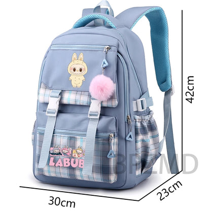 BACK TO SCHOOL MET DE LABUBU SCHOOLTAS + GRATIS LABUBU GESCHENKJE   OP=OP