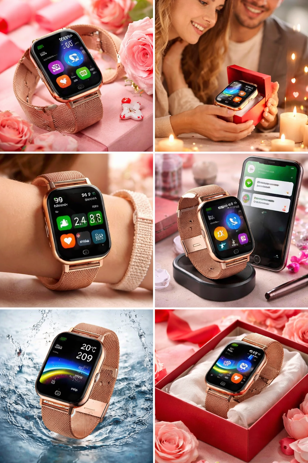 Amoora Gold Smartwatch - TIJDELIJK € 49,95 ivp € 69,95