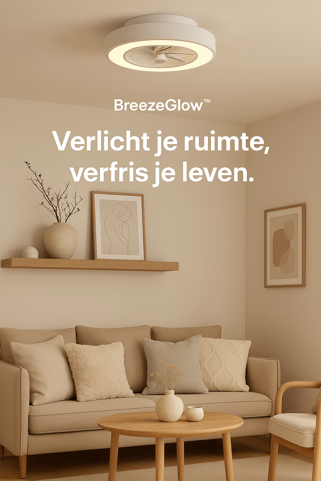 BreezeGlow -   Verlicht je ruimte, verfris je leven