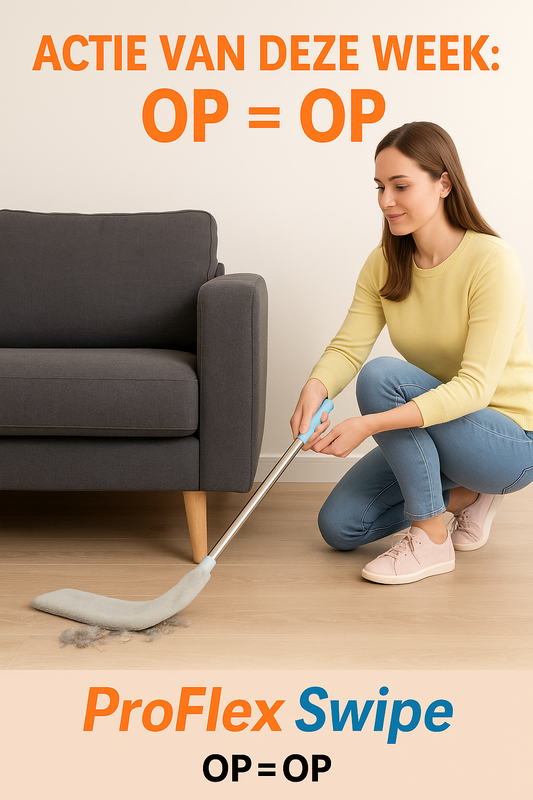 Pro flex swipe -  Nu met  2 gratis extra microvezelhoezen - de musthave in huis