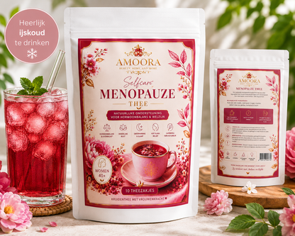 Amoora Self care Menopauze thee - Jouw dagelijkse selfcare drink - HEERLIJK warm OF ijskoud