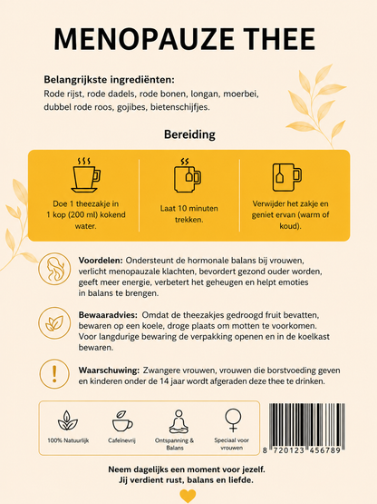 PRE-ORDER NOW - Amoora Selfcare Menopauze Thee