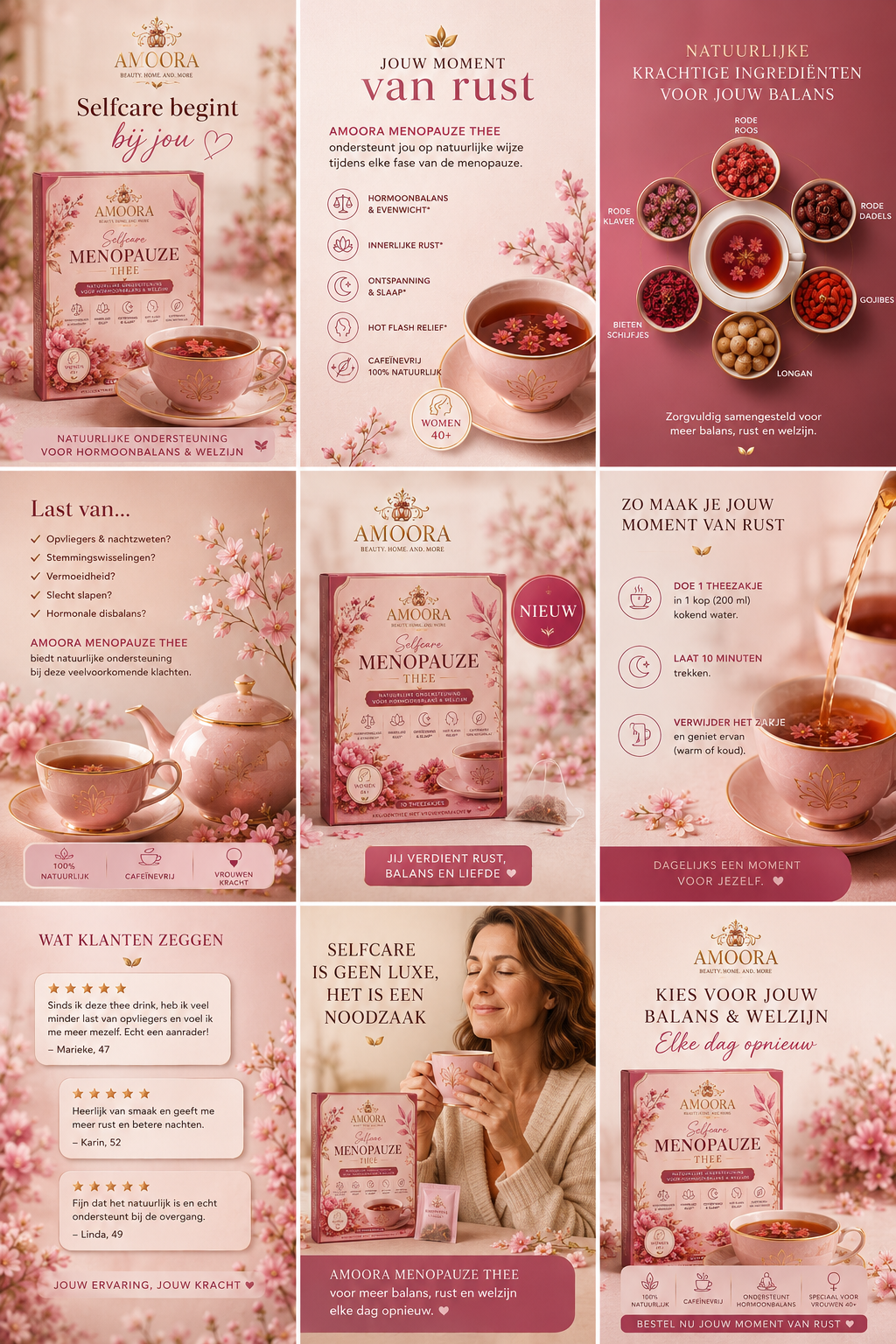 PRE-ORDER NOW - Amoora Selfcare Menopauze Thee