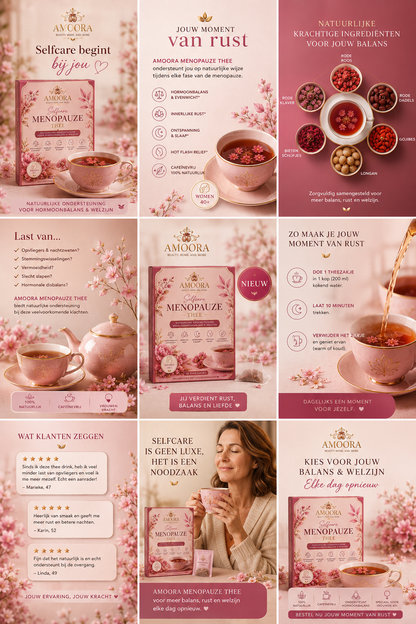 PRE-ORDER NOW - Amoora Selfcare Menopauze Thee