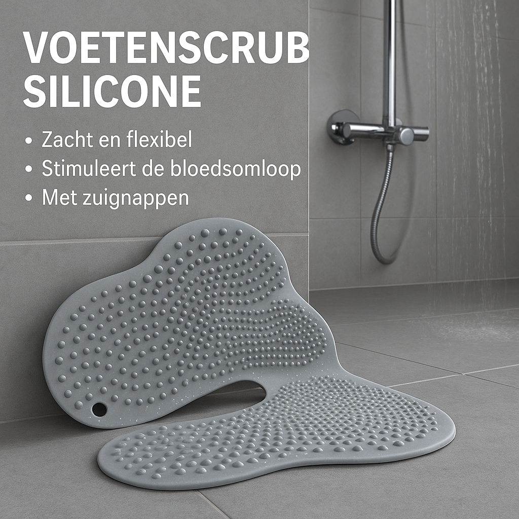 AMOORA  Care rug- en voetmassage mat - Ontspant, reinigt en stimuleert je bloedsomloop – zonder te bukken